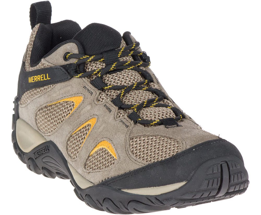 Merrell Hiking Shoes Grey - Yokota 2 Wide Width - Mens 83OSNYJXP